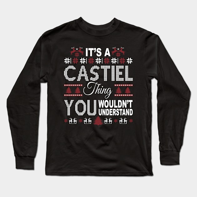 It's CASTIEL Thing You Wouldn't Understand Xmas Family Name Long Sleeve T-Shirt by Salimkaxdew